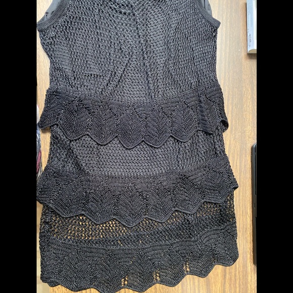 White House Black Market Layered Crochet Tank - Picture 2 of 6